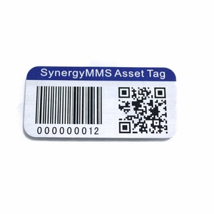 Custom Metal QR <strong>Code</strong> Stickers <strong>UV</strong> Printing 3M Adhesive - Product Image 2