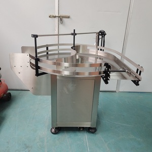 CE Recoger botellas Máquina colectora de botellas redondas Mesa de recolección para máquinas de etiquetado de llenado y tapado automático - Product Image 3