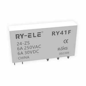 Ry41f/1c-dc24 6A HF t 5 pin Slim thu nhỏ điện từ <span class=keywords><strong>Relay</strong></span> giao diện 12/24V công suất cao niêm phong bảo vệ - Product Image 3