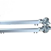 Drum set Kick Drum Double Pedal Part 8 Bearings Drive Shaft Connecting Rod Linkage Aluminum Alloy Glossy