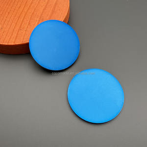 เหรียญสแตนเลสสีน้ำเงิน ขนาด 30 มม. เหรียญโลหะหนา 2 มม. สำหรับสลักเลเซอร์ พิมพ์ UV - Product Image 3