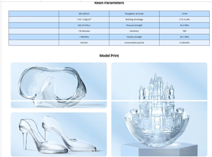 Resina de Alta Claridad Anycubic de 1 kg, Bajo Olor y Segura, Resistente y Elástica, Resina Fotopolímera Resistente al Amarilleamiento para Impresora 3D - Product Image 5
