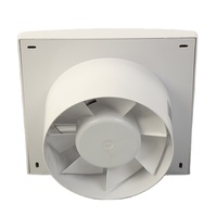 Nouveau ventilateur extracteur mural carré en plastique de 6 pouces à persiennes pour la maison, modèle 2025, en promotion