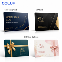 Porta Tarjetas de Regalo de Papel FSC Personalizado con Juego de Tarjetas de PVC de 0.76mm - Regalo de Membresía de Lujo con Marca Premium
