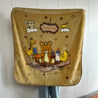 Tiermuster Babydecke und Weiche Textur Kinder Flanelldecke