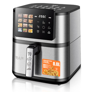 Friteuse à air intelligente 2026, four électrique domestique 1500W, double chauffage, cuve intérieure en métal, friteuse saine sans huile - Product Image 3