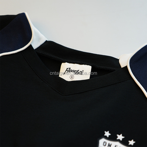 Maglia da Calcio Personalizzata con LOGO per Uomo, <span class=keywords><strong>T</strong></span>-Shirt a Rapida Asciugatura in Rete, Streetwear con Blocchi di Colore - Product Image 5