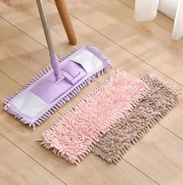 Sweeper Cleaning Products Mop Microfiber Fashion Head Fabric Room School 18inch flat mop head Floor microfiber twist mop