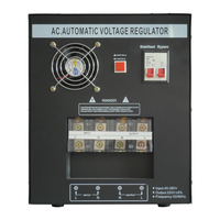 Régulateur de tension CA 15 kVA, stabilisateur 220 V, large plage d'entrée 45-280 V, AVR automatique, protection contre les retards, type relais, conditionneur de puissance