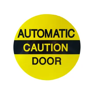 Automatic Caution Door Full Magnetic Reflective Plates Car Sticker For Car PVC Waterproof Material 1PCS