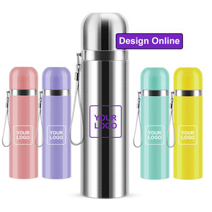 High Quality 500ml Stainless Steel Thermos Vacuum Bottle Bullet Flask