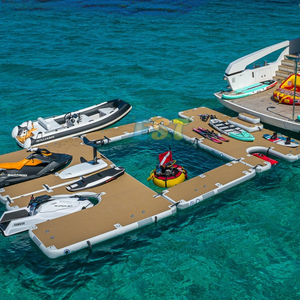 Bơi bơm hơi hồ bơi Float đảo máy bay phản lực trượt tuyết Dock nước nổi nền tảng Mat Dock đảo cho giải trí Inflatable nổi hồ bơi biển - Product Image 2
