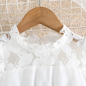 Vestido para Niñas de 4 a 7 Años, Ropa Infantil, Encaje, Sin Mangas, Formal, Verde, Princesa - Product Image 4