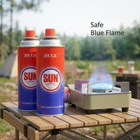 Cartouche de gaz butane légère personnalisée à haute pureté (98%), cylindre de gaz butane portable, mini cassette de gaz pour réchaud de camping