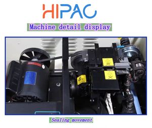 Machine à cerclage de cartons semi-automatique Hipac KZB-I, banc de travail de haute qualité, cercluse pneumatique 220V, longue durée de vie, vêtements - Product Image 4