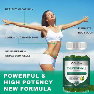 OEM vitaminas D3 C E B12 hojas de morera clorofila gomoso con musgo marino irlandés ACV y extracto de hierba de trigo de equinácea de saúco - Product Image 4