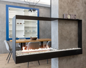 Inno-Fire 48 pulgadas 1200 mm Chiminea Chimenea de <span class=keywords><strong>alcohol</strong></span> moderna para interiores - Product Image 1