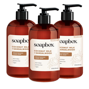 Soapbox Lait de Coco Bio et Bois de Santal – Gel Hydratant Doux pour Cheveux Secs Unisexe – Formule Concentrée – Végan et Non Testé sur les Animaux – 340 g - Product Image 1