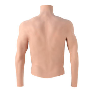 Venta caliente simulación rendimiento ropa desgaste ocho músculos <span class=keywords><strong>abdominales</strong></span> pecho de silicona falso músculo pectoral para hombres - Product Image 4