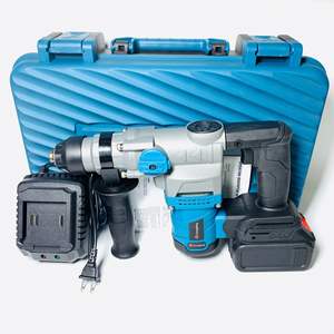 <span class=keywords><strong>Marteau</strong></span> perforateur sans fil à batterie au lithium de 3600 W, corps compact, haute puissance, robuste, sans balais, pour la démolition, perceuse à percussion, brise-béton - Product Image 6