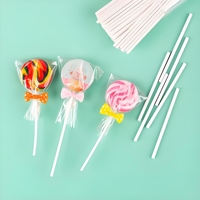 Dowell 3.0mm*100mm Barres de papier personnalisées pour bonbons 3.0mm Emballage pour pâtisserie Barres de papier pour sucettes Sucettes en papier