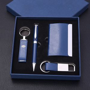 Ensemble cadeau de carnet de notes professionnel promotionnel de luxe avec 100 feuilles, porte-cartes, porte-clés, stylo - Cadeau de Noël d'entreprise - Product Image 3