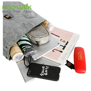 Null Verschmutzung Minimalist Wasch bare Kraft papiertüten Tyvek Umwelt freundlicher Verpackungs rucksack für die Reises chule - Product Image 5