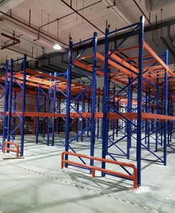 JCL M-003 Heavy Duty 5-Layer Industrial Steel Mezzanine Shelf System Durable Prefabricated Corrosion Protected Warehouse Racking - Product Image 2