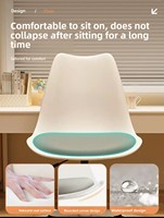 Vente en gros de chaise de salle à manger en plastique PP et coussin au design moderne pour l'extérieur chaise de bureau à domicile pivotante à hauteur réglable
