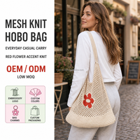 Sac fourre-tout en tricot à carreaux floraux, motif damier lavande, violet et blanc, sac à main à bandoulière rose floral, logo personnalisé, faible MOQ, vente en gros