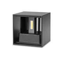 Lampes murales LED 7W, blanc froid, blanc chaud, étanches, pour l'extérieur et l'intérieur, style nordique moderne, carrées, pour couloirs et jardins intérieurs