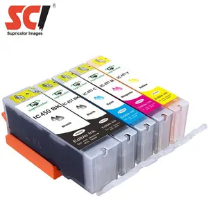 Supricolor eable Ink Cartridge PGI 450 CLI 451 PGI-450XL CLI-451 tinta kue untuk Canon PIXMA IP7240 MG5440 MG5540 printer