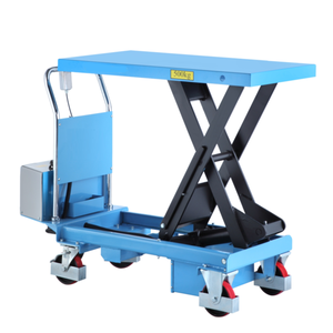 Nueva mesa elevadora de tijera hidráulica eléctrica Premium de 1 tonelada con nuevos componentes de bomba de núcleo - Product Image 5