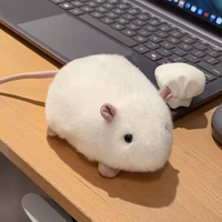 Peluche Souris Confortable Beanbag pour Enfants, Cadeau d'Anniversaire avec Rembourrage en Coton PP et Peluche Ultra Douce