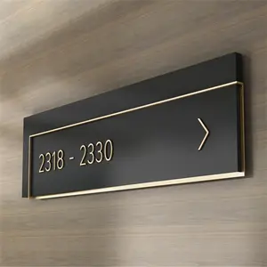 Otel tabela şirketleri akrilik otel odası numarası apartman kapısı işaretleri otel işareti
