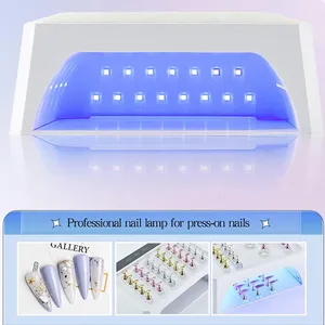 เครื่องอบเล็บ 178W แบบไม่สามารถชาร์จใหม่ได้ สำหรับอบเล็บสองมือ ใช้กับเจลขัดเงาแบบมืออาชีพ เครื่องอบเล็บยูวี แอลอีดี - Product Image 5