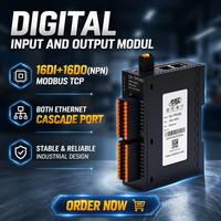 En Stock CK-TP5162 16DI16DO Módulo de E/S Digital (Entrada/Salida) con Modbus TCP Ethernet en Cascada para Control Remoto