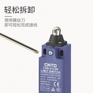CNTD/Changde Electric Interruptores de Límite de Seguridad Verticales Serie C4N-4 Producto de Alta Calidad - Product Image 3