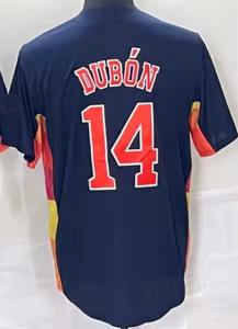 Vente en gros de maillots de baseball et de softball en polyester respirants personnalisés pour jeunes et femmes uniformes de conception de retour rouge - Product Image 2