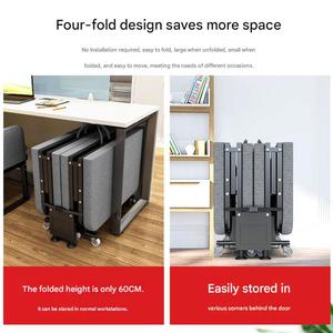 <span class=keywords><strong>Cama</strong></span> Individual Plegable de Estilo Simple, Venta Directa de Fábrica, Reforzada y Engrosada, Adecuada para Edificios de Oficinas - Product Image 6