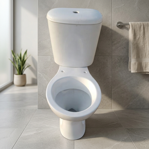 Inodoro de Cerámica Premium de Dos Piezas, Montado en el Suelo, con Doble Descarga y Sifón en P, Fabricado en India - Product Image 6