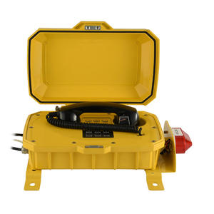 Téléphone minier résistant aux intempéries, pour tunnel, avec lumière d'avertissement et haut-parleur - Product Image 4