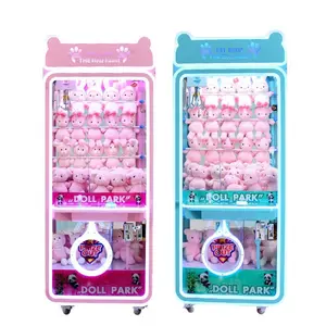 lifang doll claw machine coin operated redemption gift vending crane game machine with coin acceptor