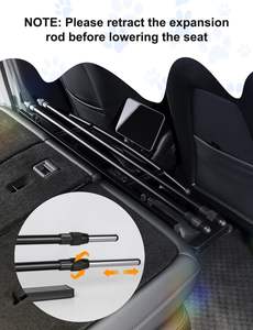 Barrière pour <span class=keywords><strong>chien</strong></span> réglable, robuste, en acier inoxydable, anti-morsure, pour le transport des chiens - Product Image 4