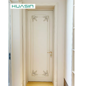 أبواب خشبية صلبة مخصصة من هواسين للحمامات والمداخل - تصميم عصري مع ضمان 5 سنوات، حلول بناء سكنية - Product Image 3