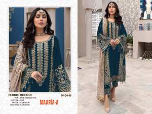 Filet à mouche à beurre lourd pakistanais Salwar Kameez indien Salwar Kameez fête porter Patiala Salwar Kameez chez le fournisseur en gros - Product Image 6