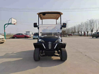 Voiturette de golf classique, prix usine, 6 places, essence, rétro, Chine, CE, freins à disque avant/arrière 48V, feux LED, autonomie 3M 90km