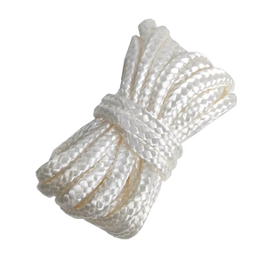 100% Nylon Marine Line 2 Pack Braided 1/4"X15ft White Double Braid - Product Image 1