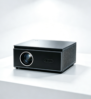 Projecteur intelligent LED LCD HTPNEO A80, 600 ANSI lumens, haute luminosité, haut-parleurs intégrés, prend en charge la 4K, Android, home cinéma, entreprise