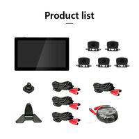 Système de sécurité pour camion Wemaer avec écran tactile 10,1 pouces, enregistreur DVR AHD 5 canaux 1080P et caméra de recul étanche avec vision nocturne